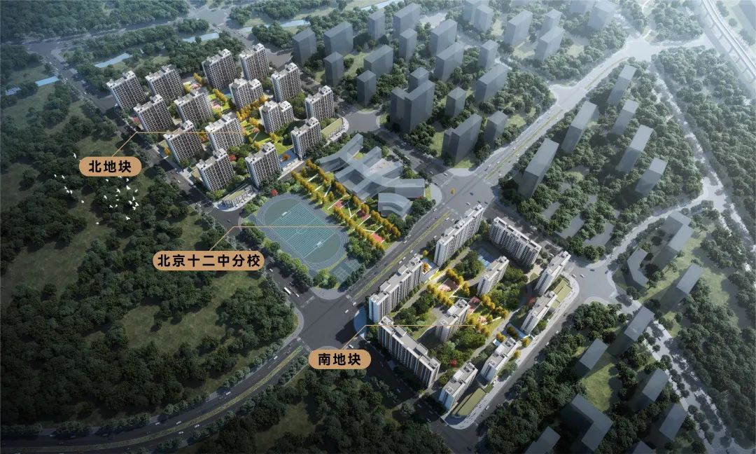 丰台十二中分校与熙悦晴翠位置图
